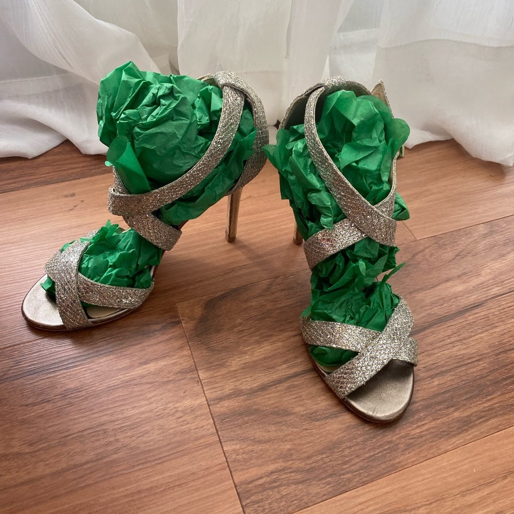 Jimmy Choo silver sandal